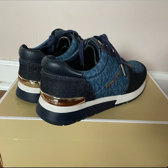 Michael Kors Denim Sneakers - Picture 2 of 4